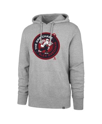 Men's Alexander Ovechkin Gray Washington Capitals GR8 Chase Headline Pullover Hoodie
