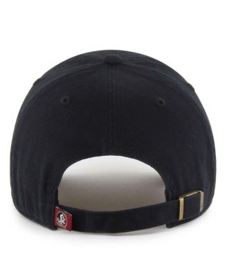 Men's Black Florida State Seminoles Clean Up Adjustable Hat