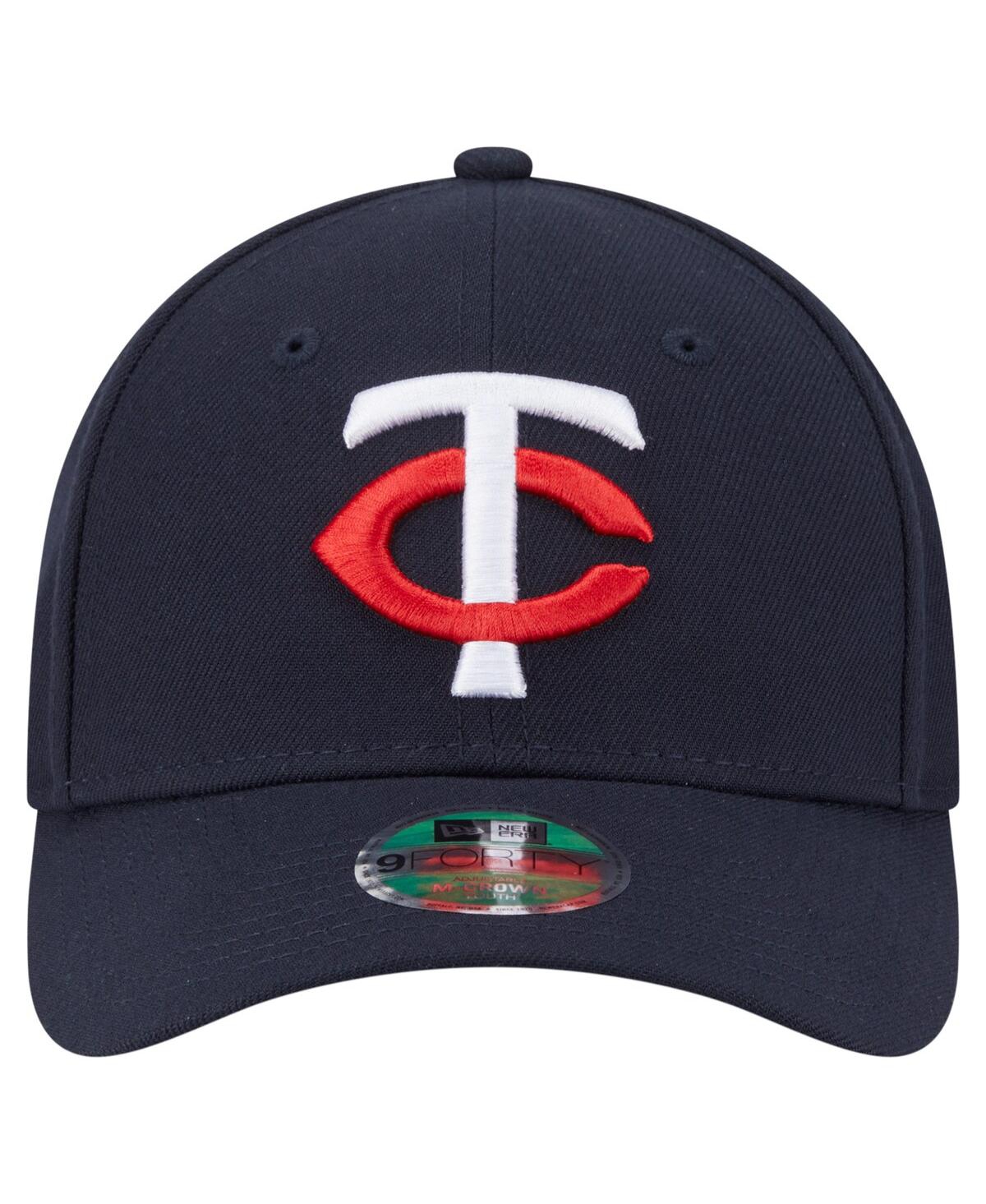 Shop New Era Big Boys And Girls Navy Minnesota Twins Player Replica 9forty Adjustable Hat