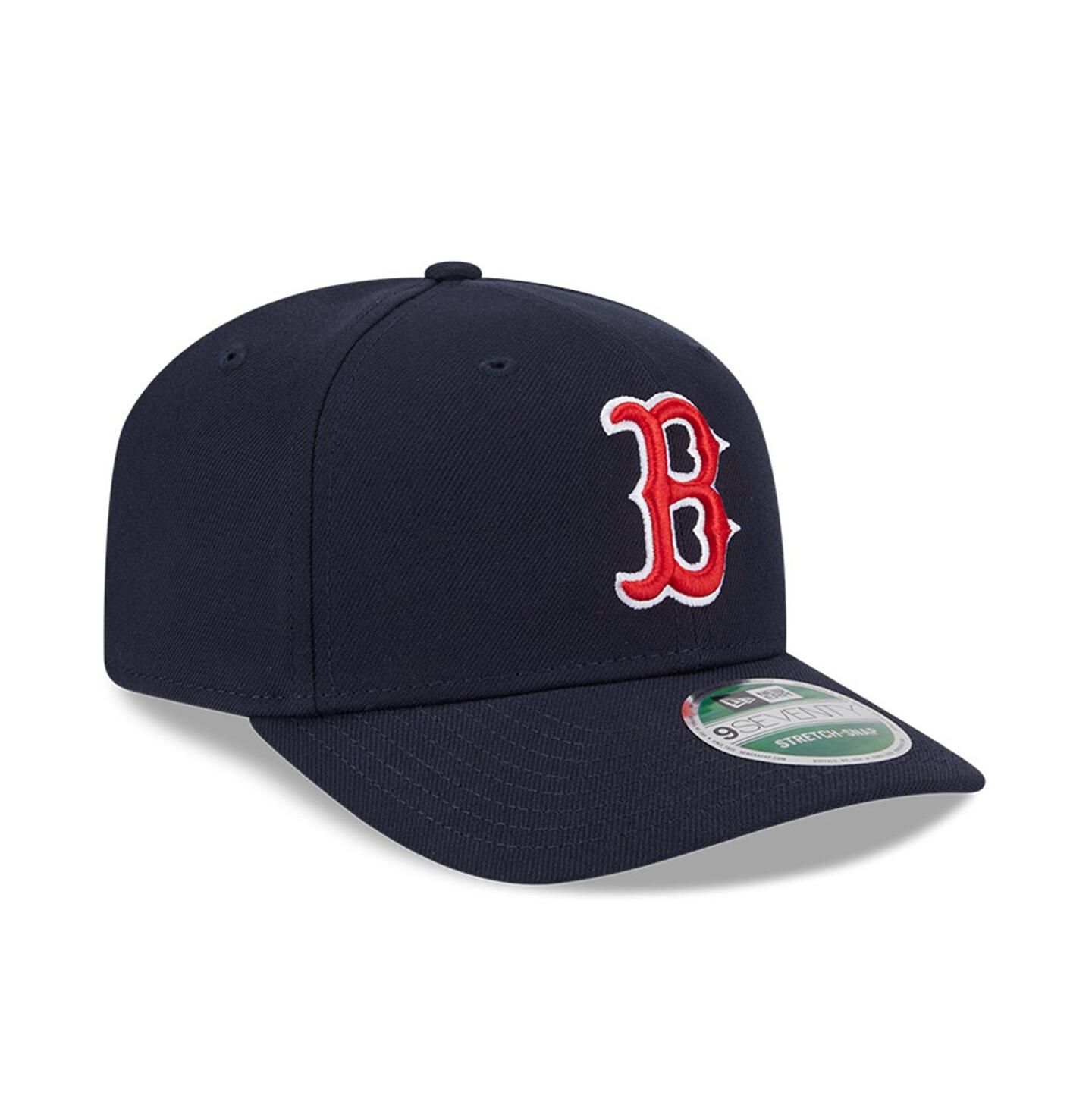 Мужская кепка New Era Navy Boston Red Sox Player Replica 9SEVENTY Adjustable Hat — фото 1