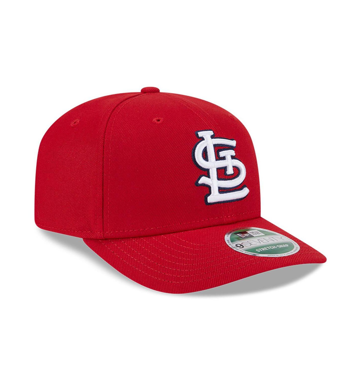 Мужская кепка New Era Red St. Louis Cardinals Player Replica 9SEVENTY Adjustable Hat — фото 1