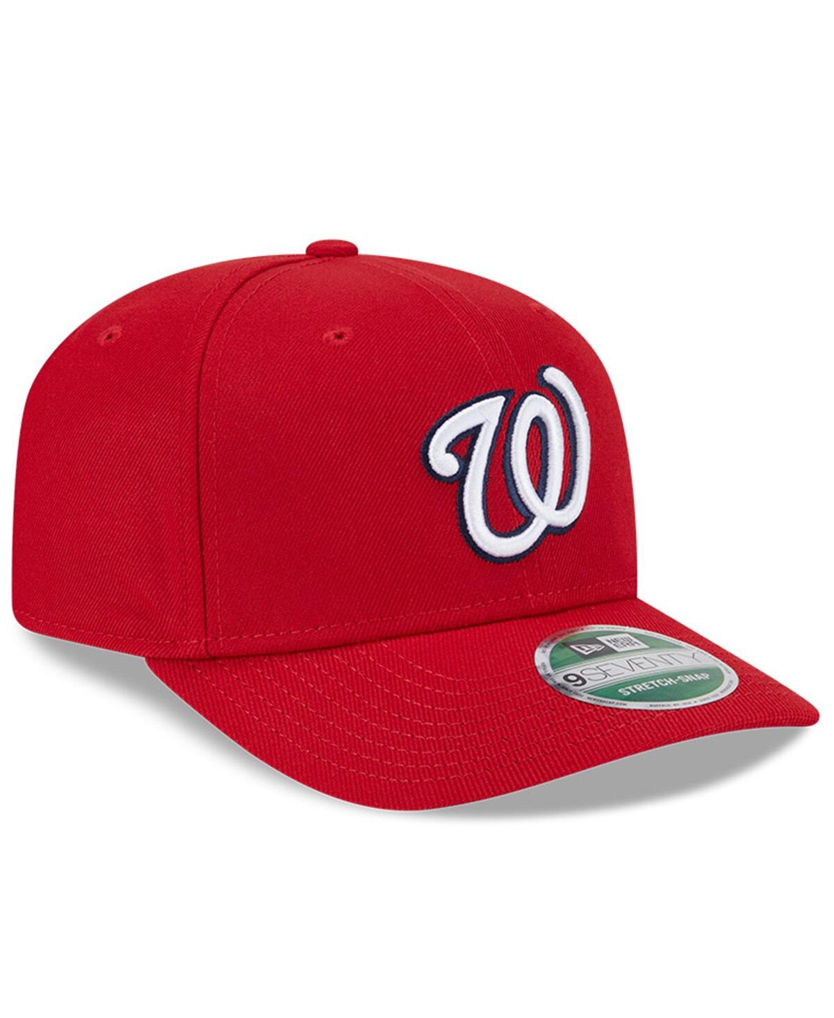 New Era Men's Red Washington Nationals Player Replica 9SEVENTY Adjustable Hat - Red