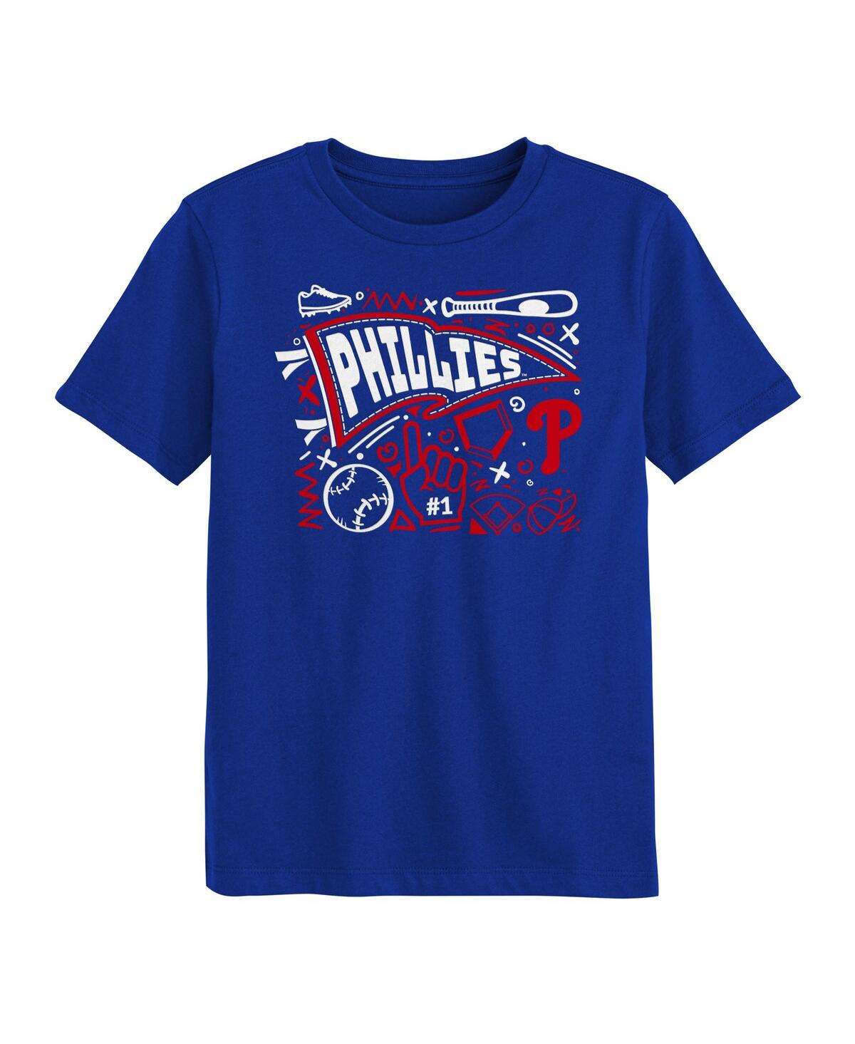 Outerstuff Preschool Royal Philadelphia Phillies Ball Park Fun T-shirt In Royal