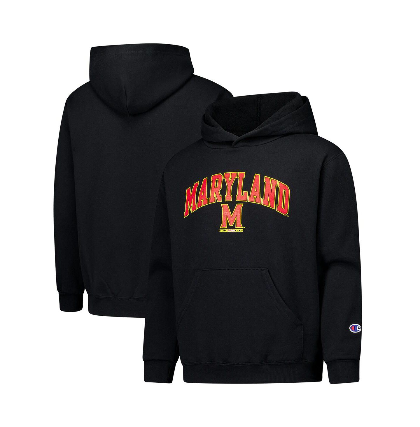 Детское худи Champion Black Maryland Terrapins Campus Pullover — фото 1