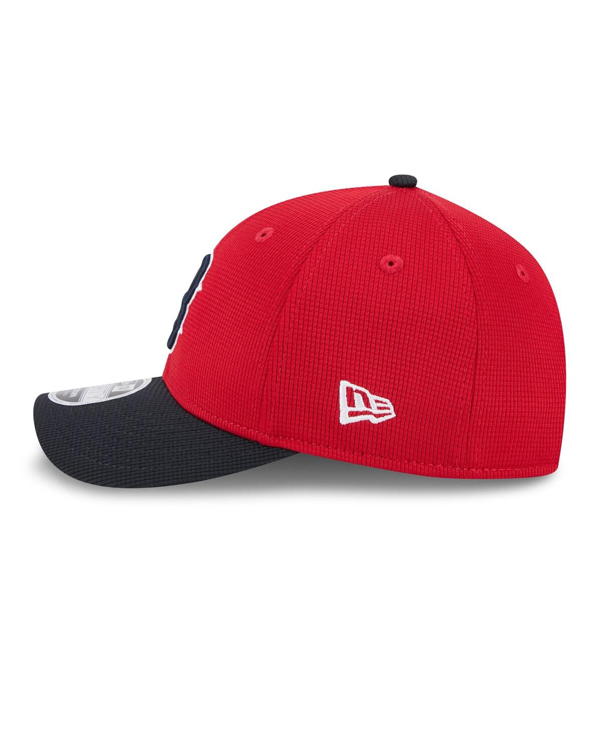 NEW ERA MEN'S RED/BLACK BOSTON RED SOX 2025 BATTING PRACTICE 9FORTY M-CROWN ADJUSTABLE HAT 