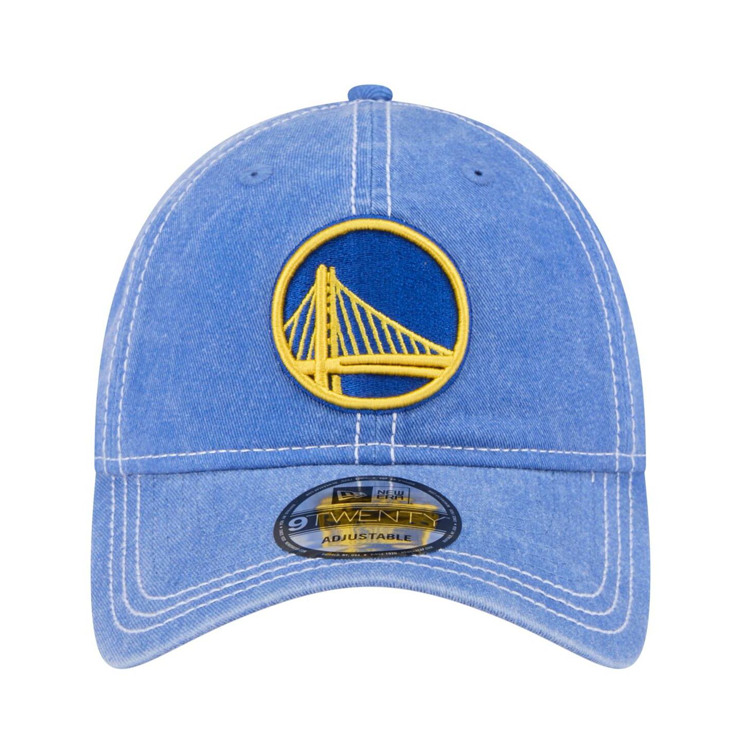 Мужская кепка New Era Royal Golden State Warriors Pigment Dyed 9TWENTY Adjustable Hat — фото 5