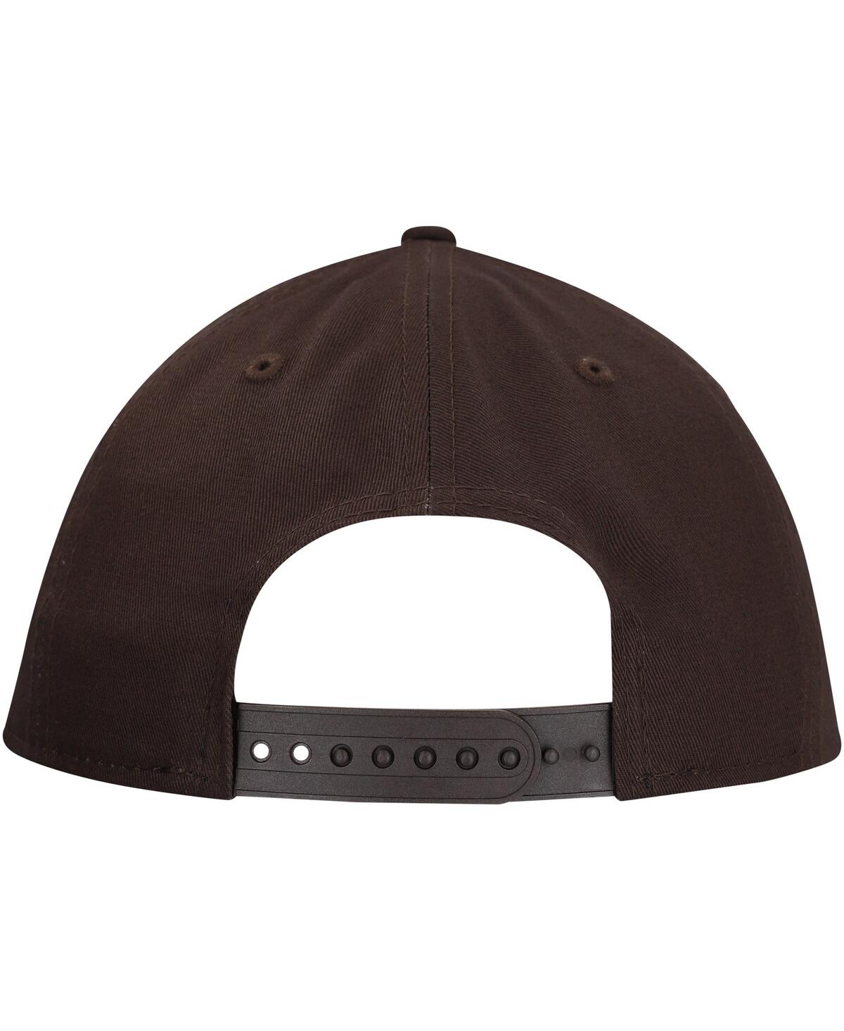 NEW ERA MEN'S BROWN CLEVELAND BROWNS MAIN LOW PROFILE 9FIFTY SNAPBACK HAT 