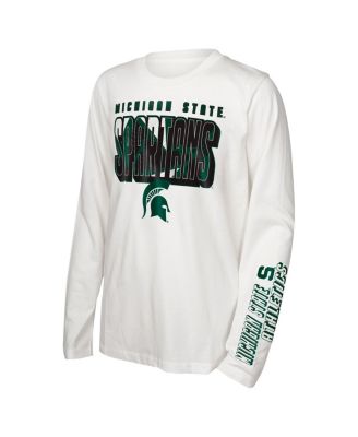 Big Boys and Girls Michigan State Spartans In the Mix T-Shirt Combo Set