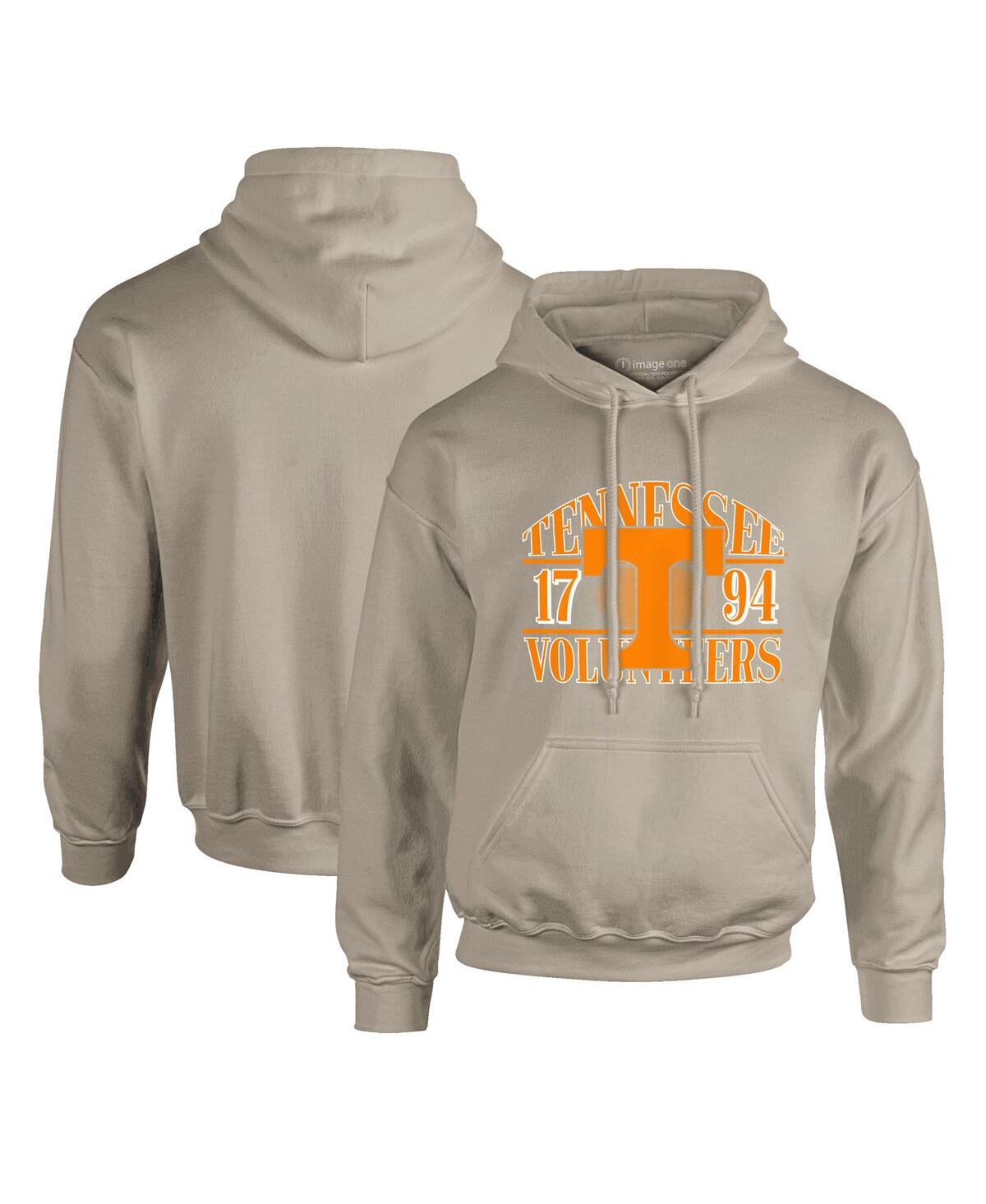 Men's Tan Tennessee Volunteers Upper Arch Letters Pullover Hoodie - Tan