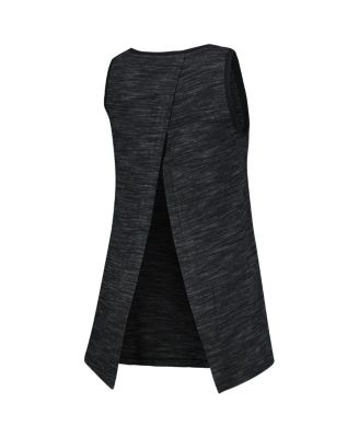 Women's Black LAFC Athletic Cross Back Tank Top