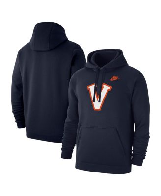 Nike - Men's Navy Virginia Cavaliers Vintage Club Fleece Pullover Hoodie
