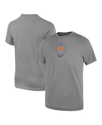 Nike - Toddler Gray Clemson Tigers Legend Football Performance T-Shirt
