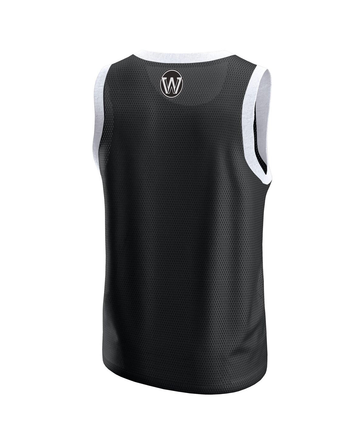 Fanatics Men's Black Golden State Warriors Mesh Tank Top In Black