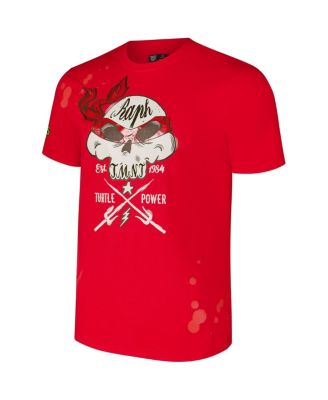 Men's Red Teenage Mutant Ninja Turtles Turtle Power T-Shirt