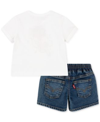 Baby Boys Popsicle T-Shirt & Denim Shorts, 2 Piece Set	