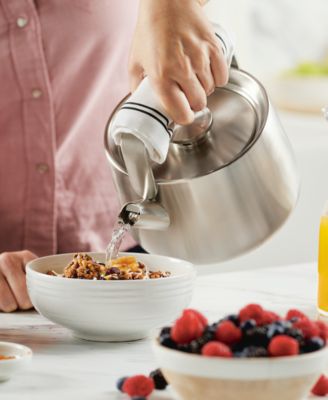 Stainless Steel Whistling Induction Teakettle, 1.9-Quart