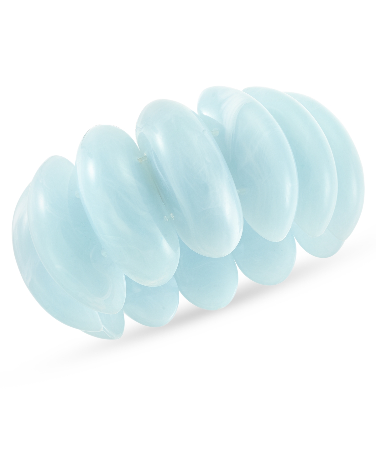 Plastic Shell Stretch Bracelet, Exclusively at Macy's - Blue/turquoise