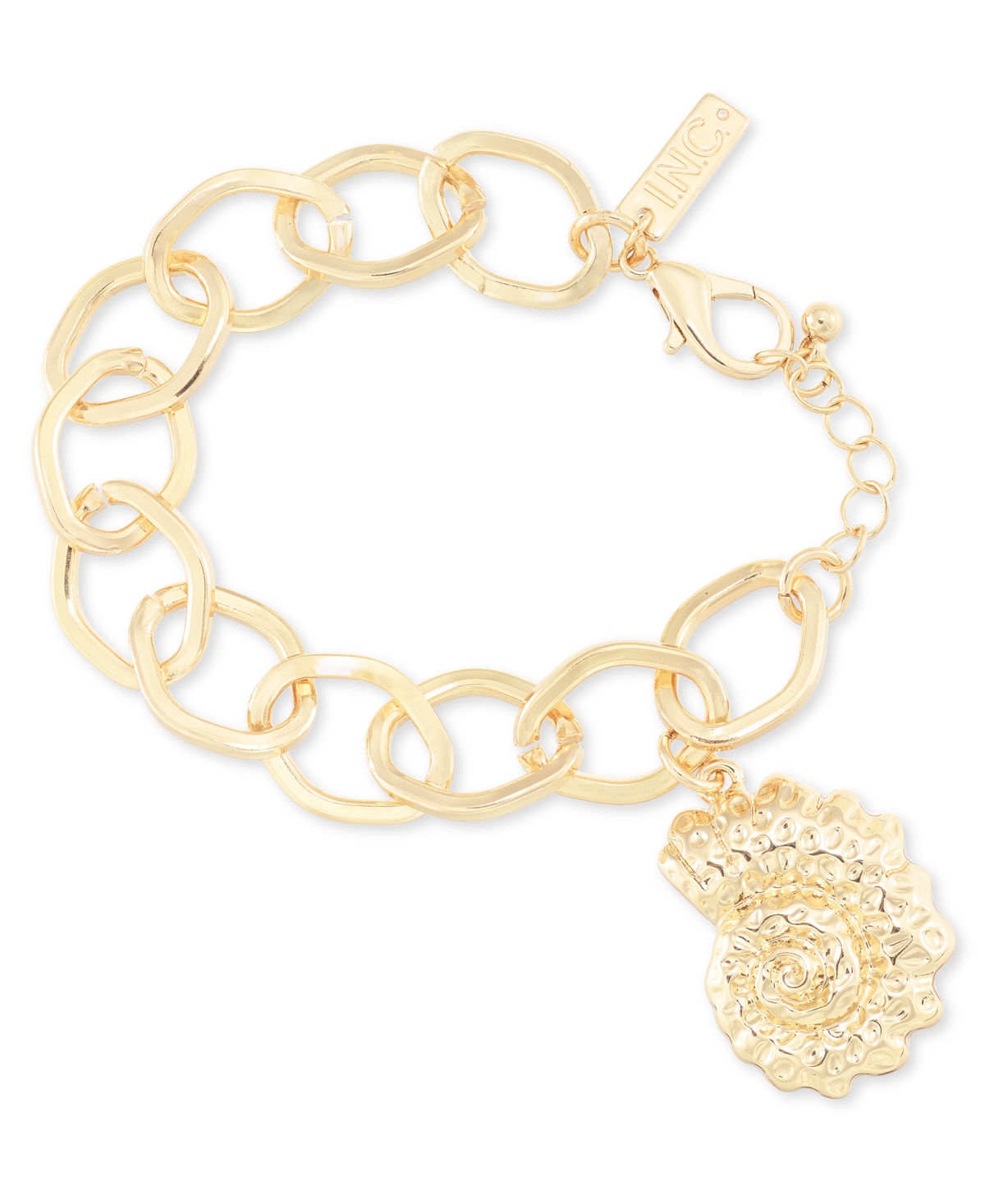 Gold-Tone Shell Charm Link Bracelet, Exclusively at Macy's - Yellow