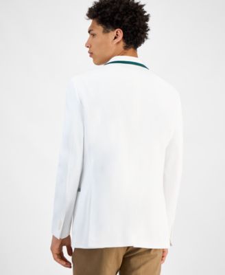 Men's Modern-Fit Tipped Weave Sport Coat
