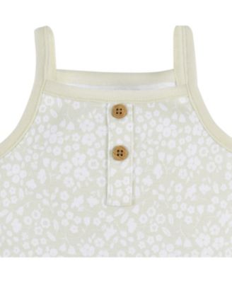 Baby Girls 4-Pack Sleeveless Onesies Bodysuits