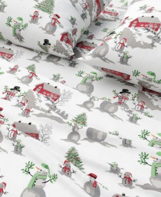 Ultra-Soft Turkish Cotton Flannel Holiday Print Sheet Set