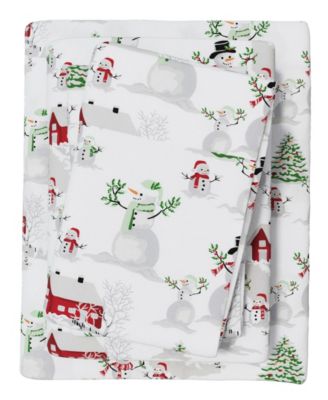 Ultra-Soft Turkish Cotton Flannel Holiday Print Sheet Set