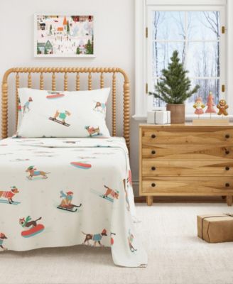 Ultra-Soft Turkish Cotton Flannel Christmas Print Sheet Set