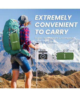 Extra Thick Inflatable Sleeping Pad with Pillow, Camping Pad with Carrying Bag