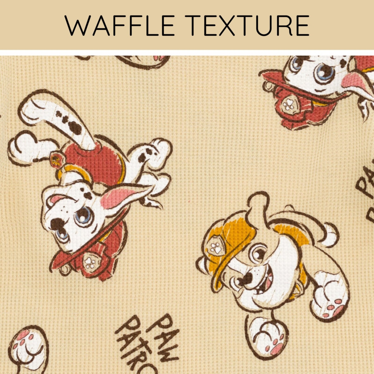 Paw Patrol Little Boys Waffle Knit T-Shirt and Shorts Outfit Set