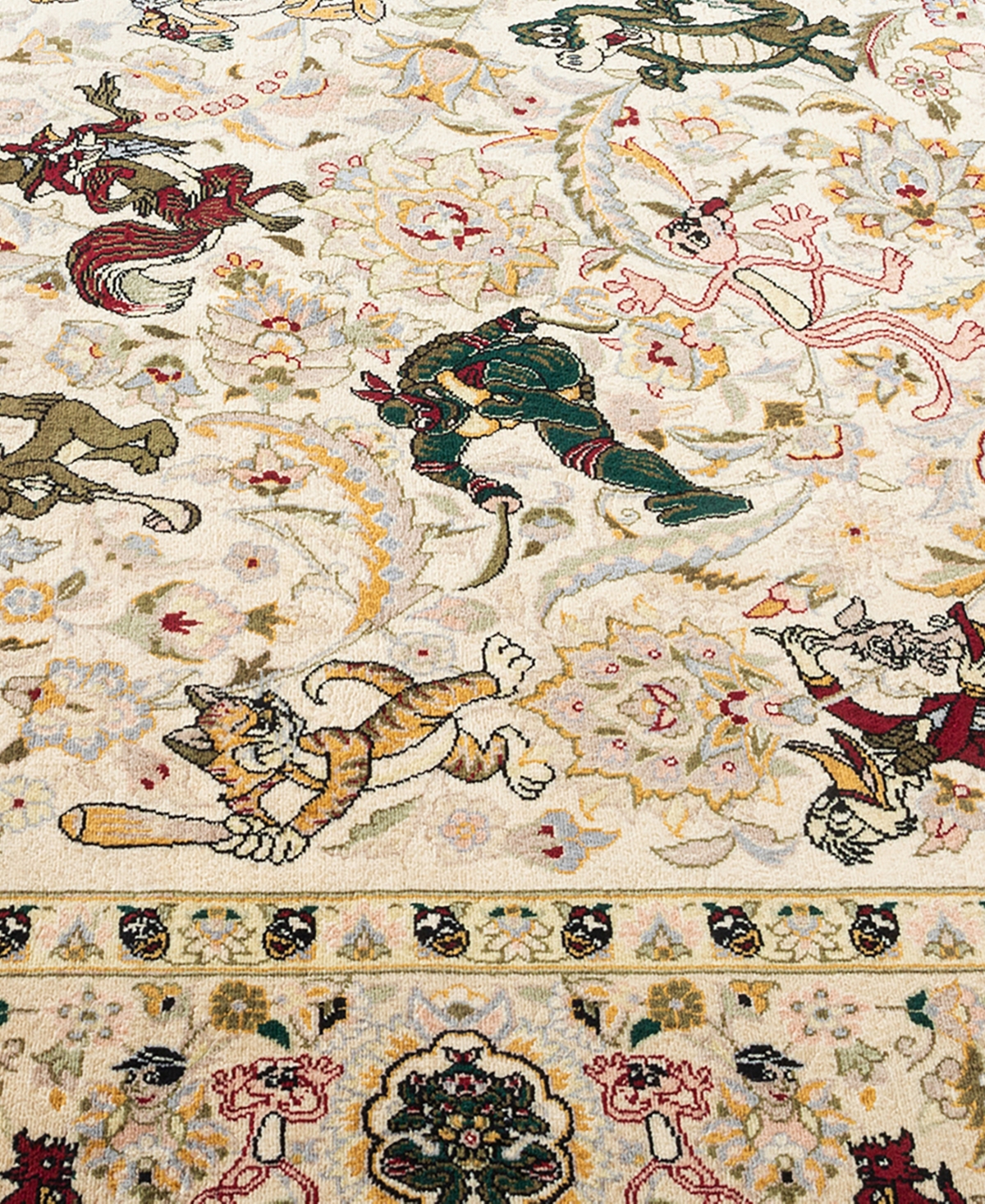 Adorn Hand Woven Rugs Mogul M1585 4'8''x7'2'' Area Rug In Ivory