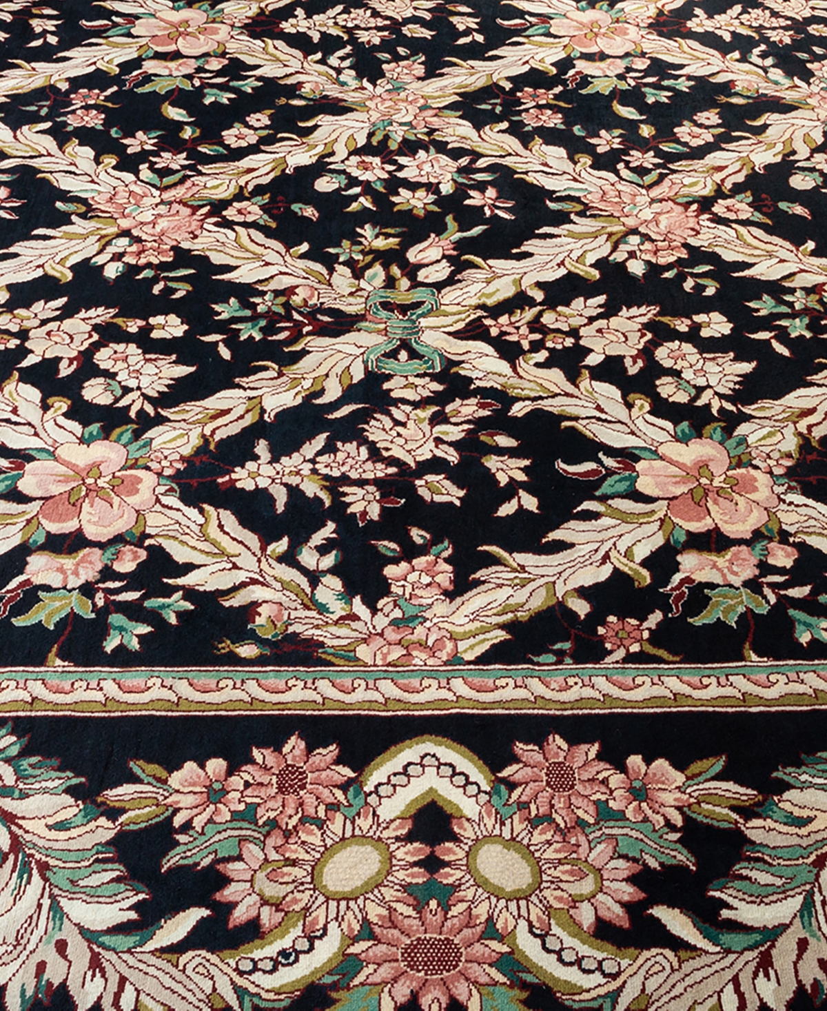 Adorn Hand Woven Rugs Mogul M1404 9'4''x12'1'' Area Rug In Black