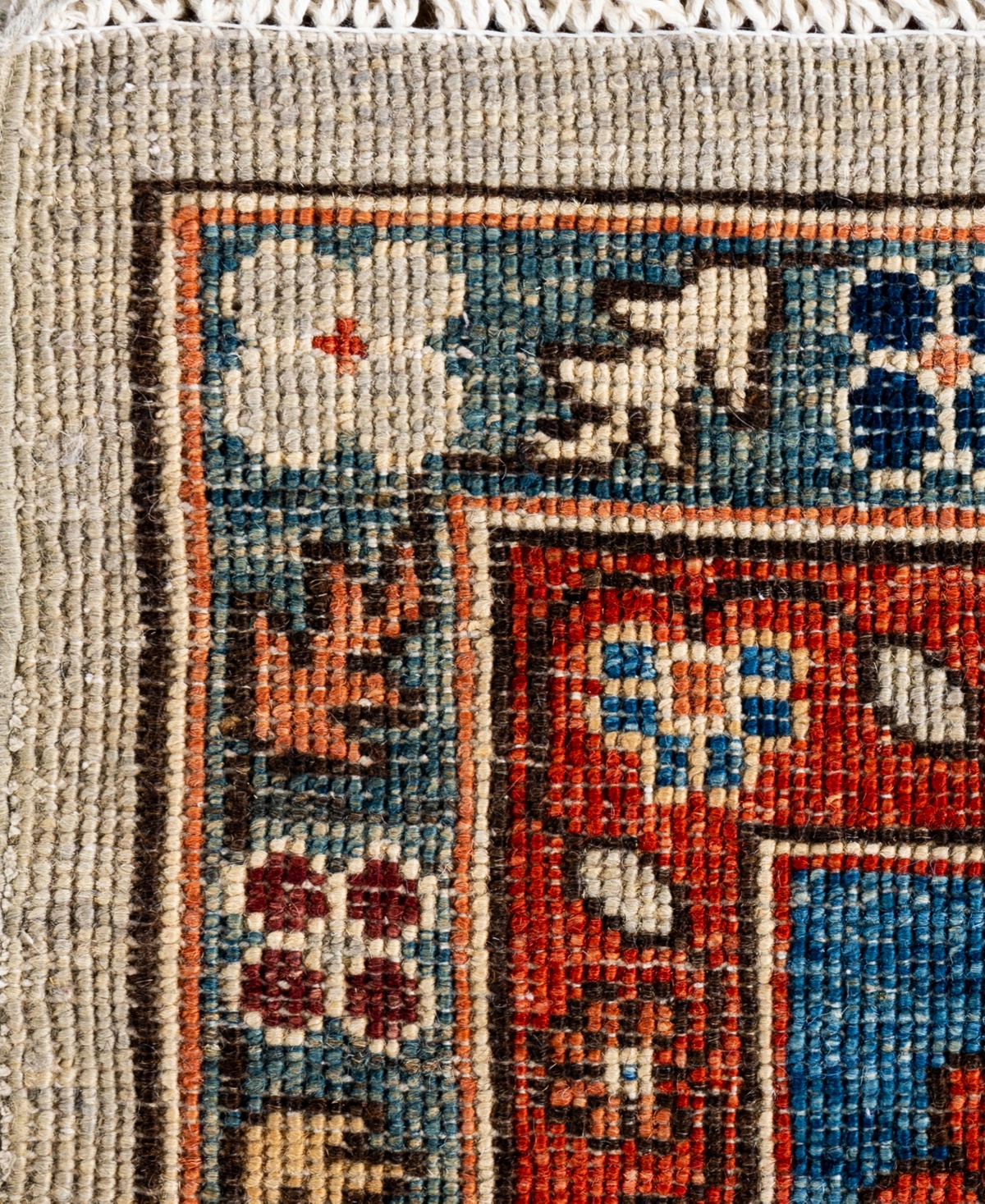 Adorn Hand Woven Rugs Serapi M1945 8'11''x11'11'' Area Rug In Light Gray