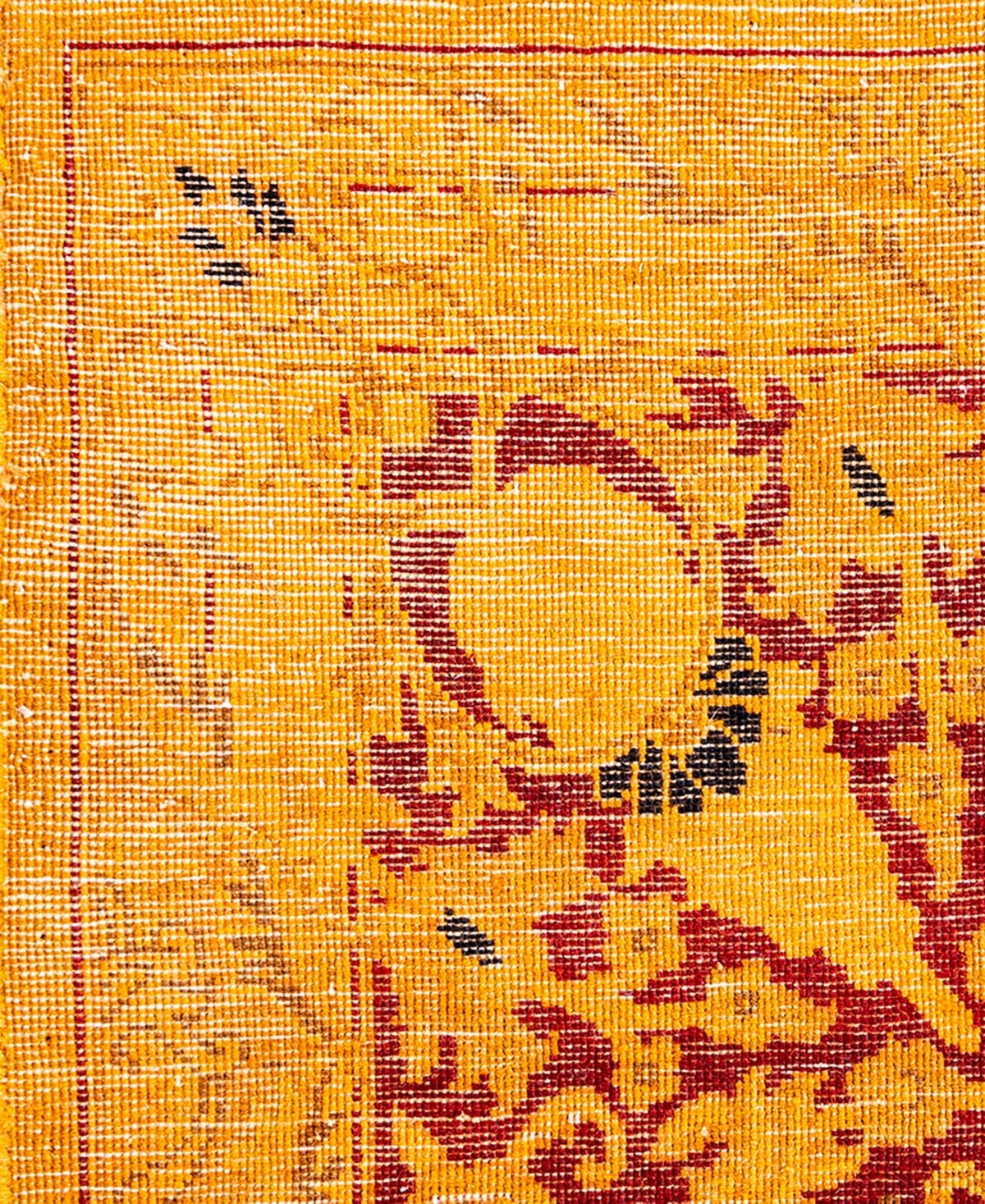 Adorn Hand Woven Rugs Fine Vibrance M1403 6'2''x8'10'' Area Rug In Gold