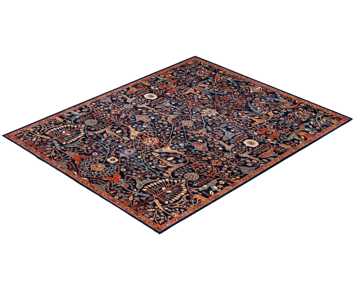 Adorn Hand Woven Rugs Serapi M1945 8'2''x9'11'' Area Rug In Blue