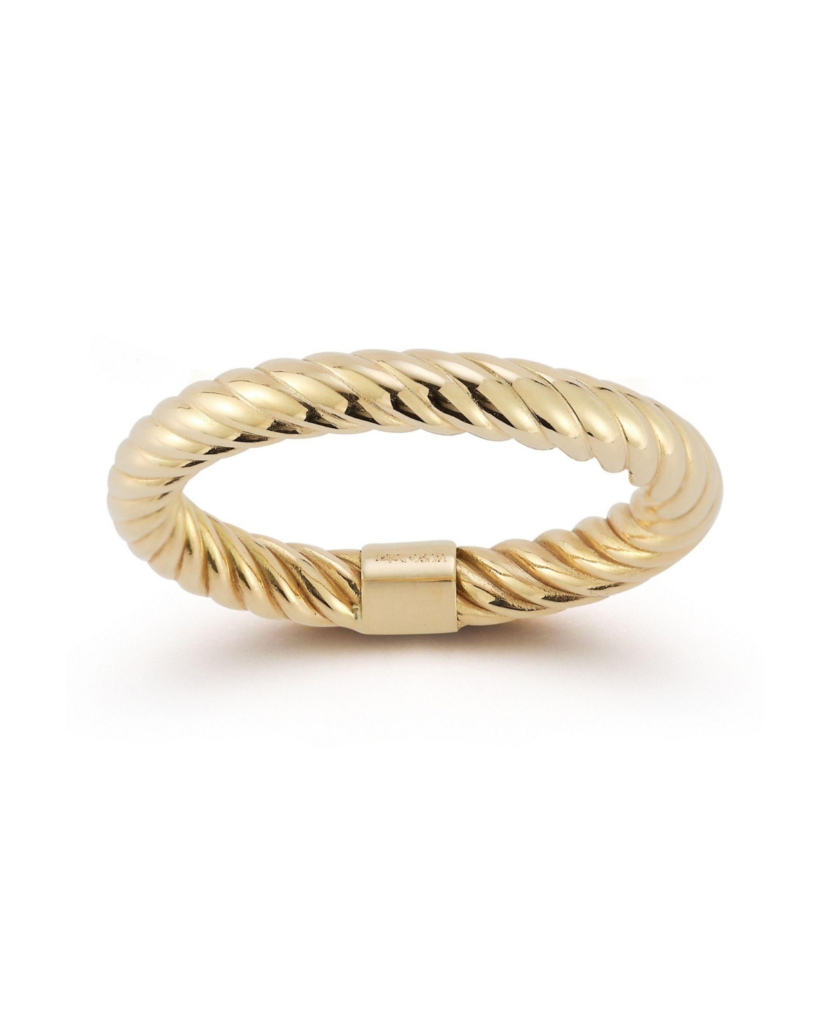 14K Gold Bold Twist Ring - 14k gold