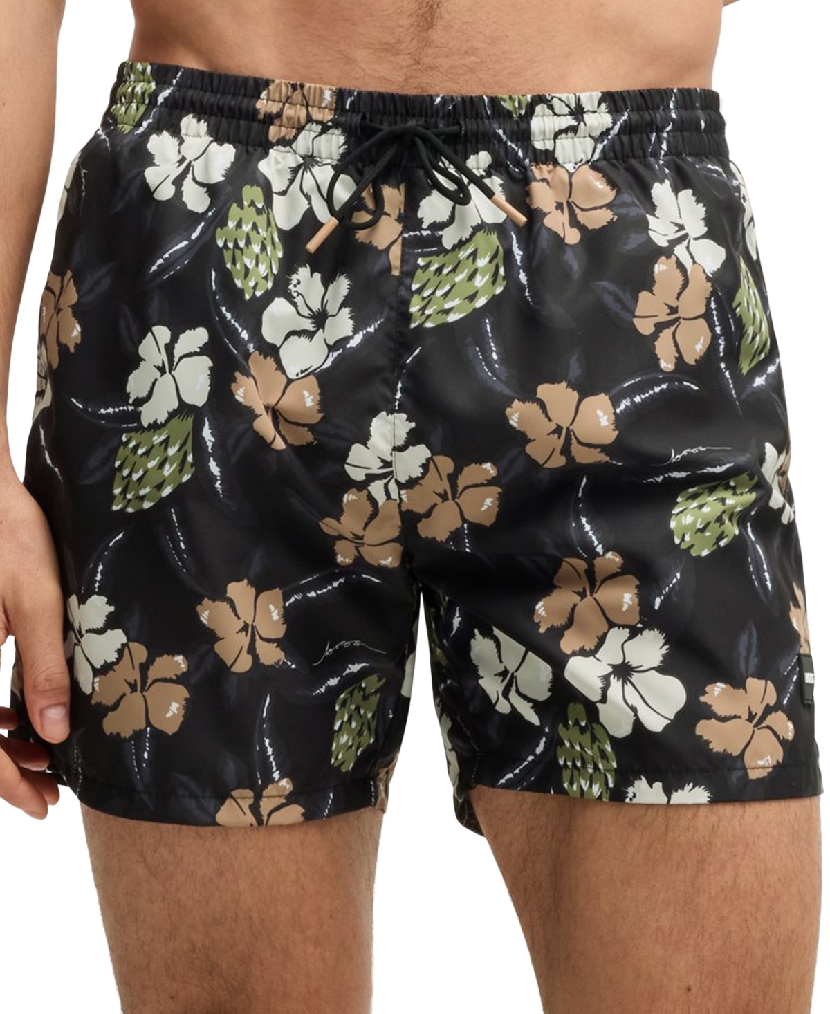 Hugo Boss Boss By  Men's Printed Quick-drying Swim Shorts