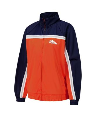 Women's Orange Denver Broncos Post Game Full-Zip Track Jacket