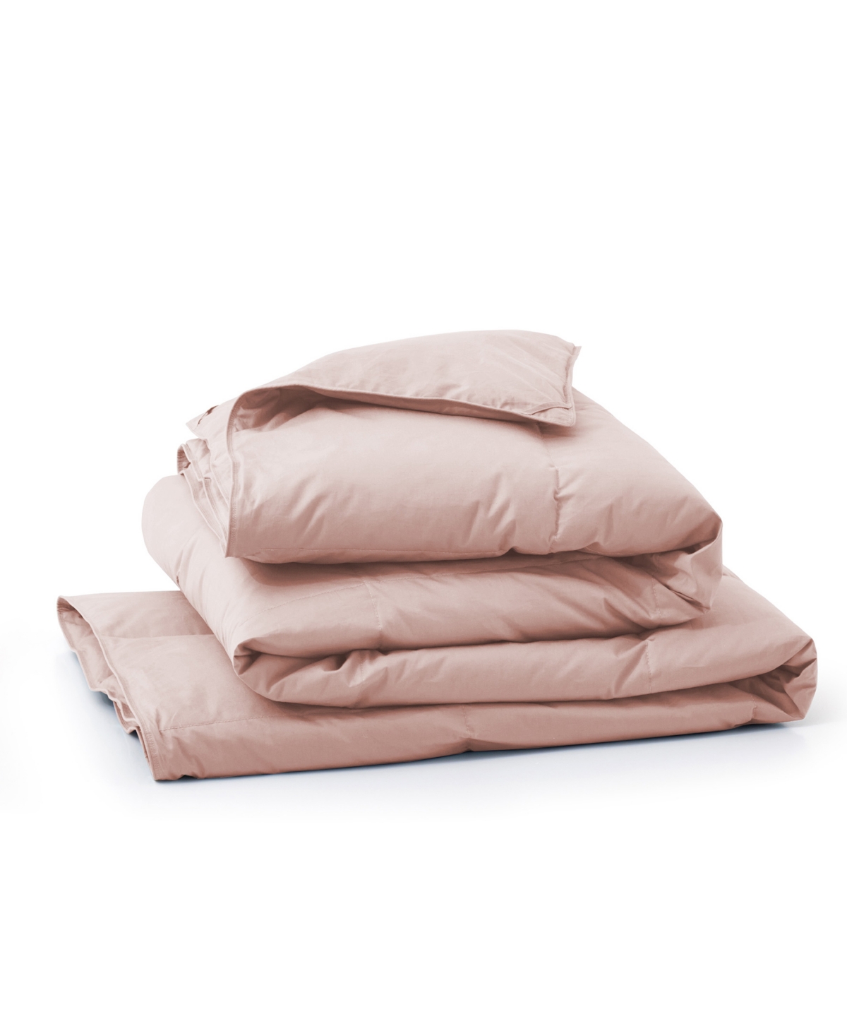 Unikome All Season Goose Down Comforter, King In Pink