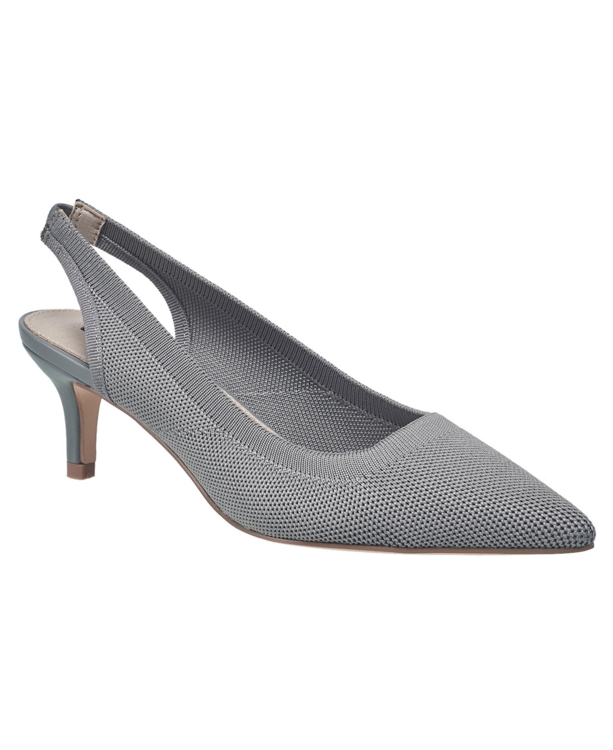 Ladies Viva Slingback Kitten Heel - Gray