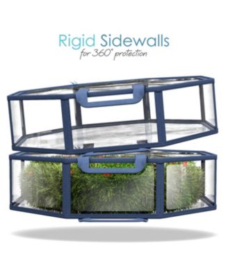 Wreath Storage Container - Clear Christmas Wreath Storage Bag, Dual Zipper and Handles - 24" Premium Wreath Storage Organizer Box - 2 Pack