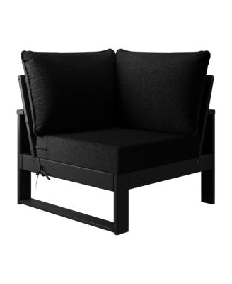 7-Piece Outdoor Modular L-Shaped Corner Patio Sectional Sofa Set