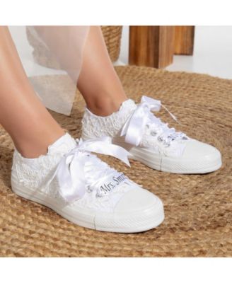 Belle Floral Lace Bridal Sneakers