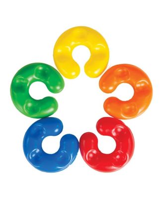 Chunky Soft C Rings Manipulative Set - 60 Pieces