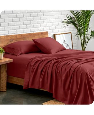 Ultra-Soft Double Brushed Microfiber 4 piece Sheet Set, Full XL