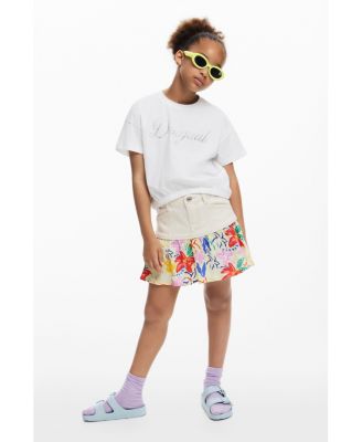 Girls Girls's Combined floral mini skirt