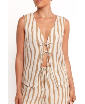 Women's Marmo Tie Vest Top
