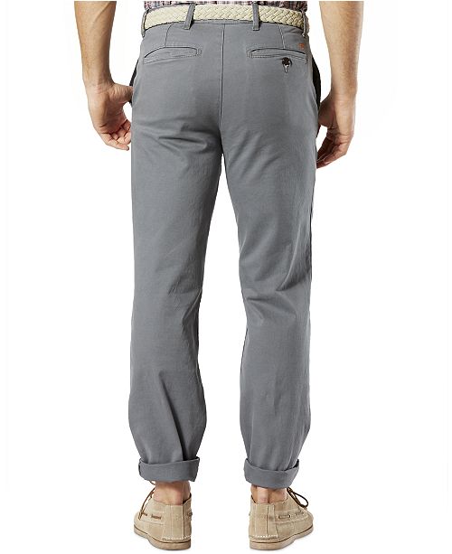 Dockers Men's Straight Fit Washed Khaki Stretch Pants D2 - Pants - Men ...