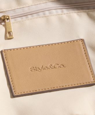 Straw Tote Crossbody, Exclusively at Macy's 