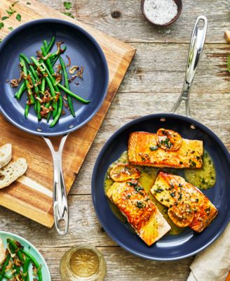 Clad CFX 10-Piece Stainless Steel Ceramic Nonstick Cookware Set