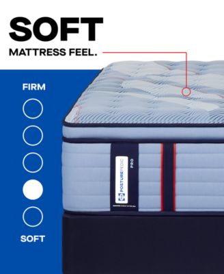 Posturepedic West Hill 15" Soft Euro Pillowtop Mattress Set - King